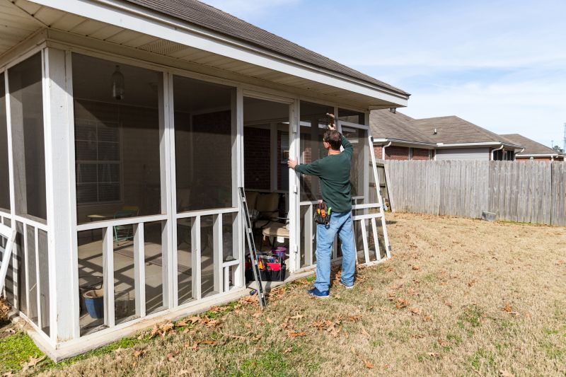 Porch Banister Installation