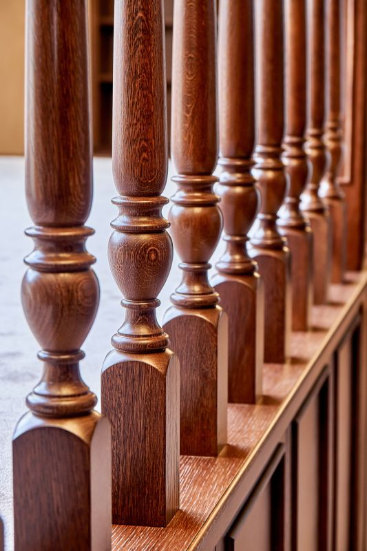 Wooden Banister Installation in Wilmington, NC